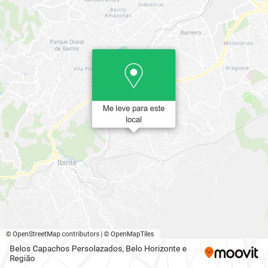 Belos Capachos Persolazados mapa