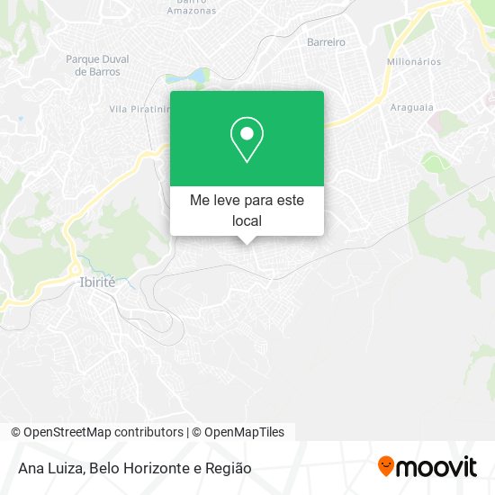 Ana Luiza mapa