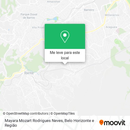 Mayara Mozart Rodrigues Neves mapa