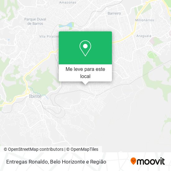 Entregas Ronaldo mapa