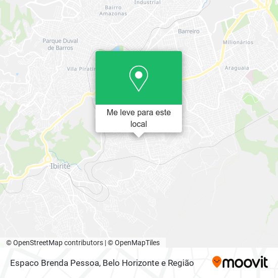 Espaco Brenda Pessoa mapa