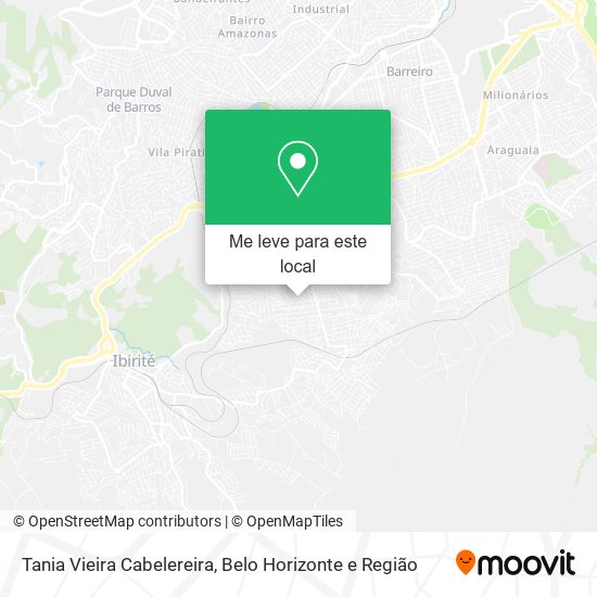 Tania Vieira Cabelereira mapa