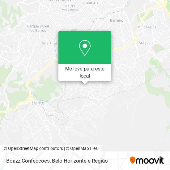 Boazz Confeccoes mapa