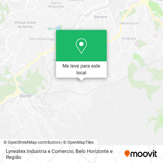 Lyneatex Industria e Comercio mapa