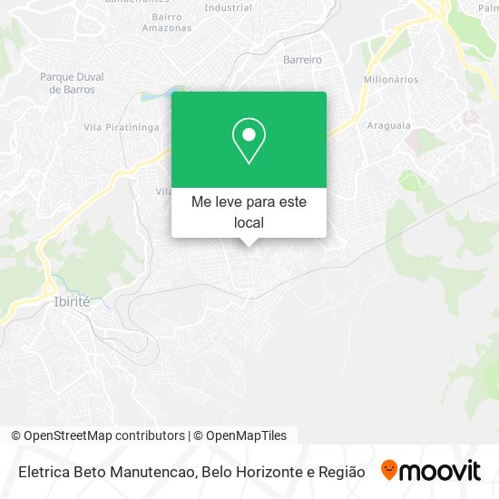 Eletrica Beto Manutencao mapa