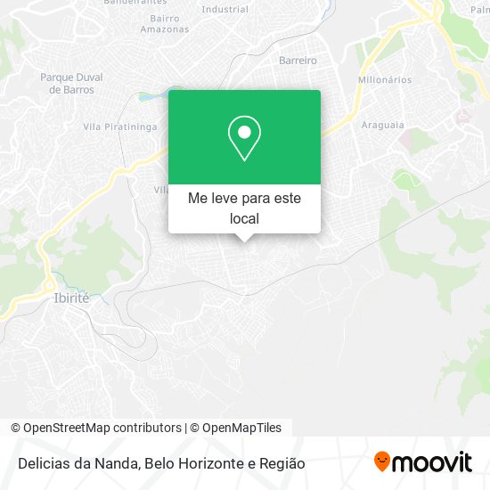 Delicias da Nanda mapa