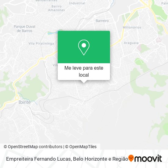 Empreiteira Fernando Lucas mapa