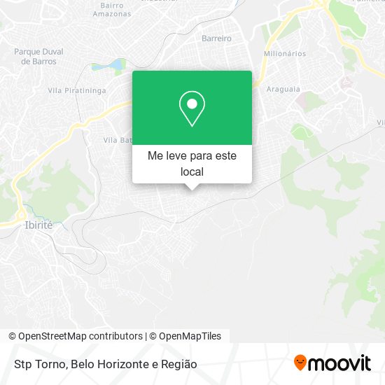 Stp Torno mapa