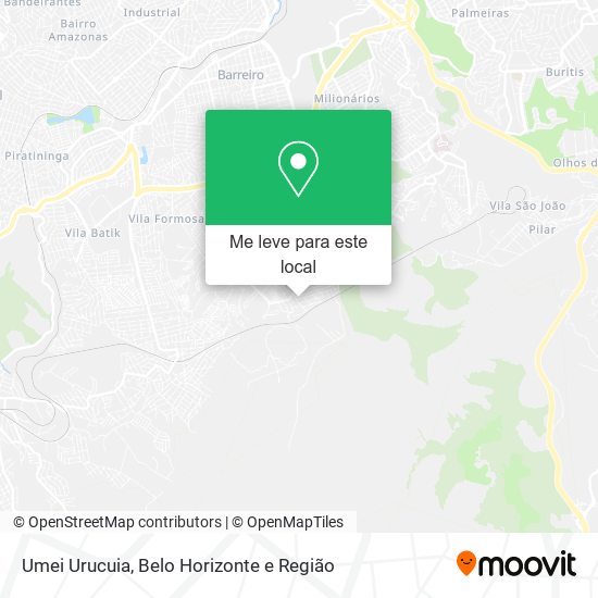 Umei Urucuia mapa