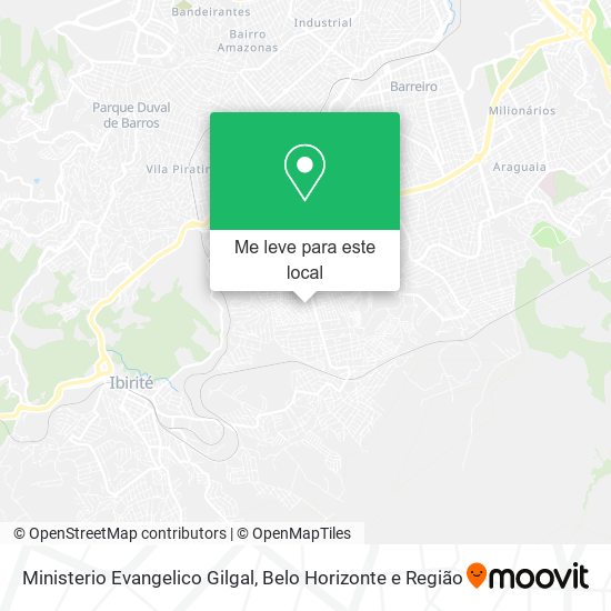 Ministerio Evangelico Gilgal mapa