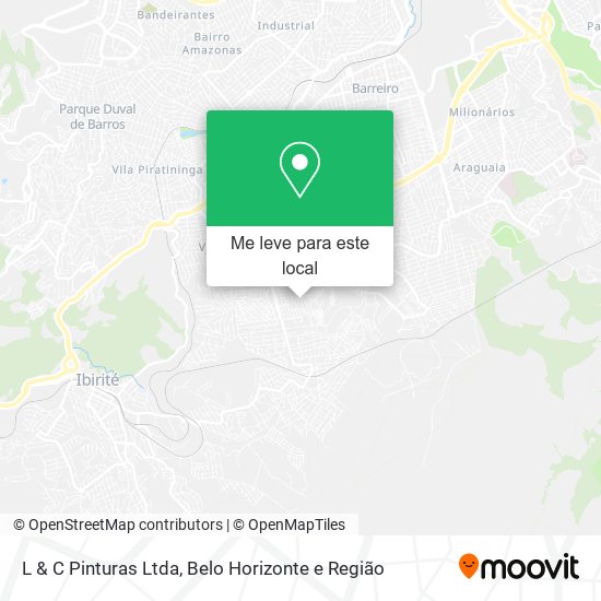 L & C Pinturas Ltda mapa