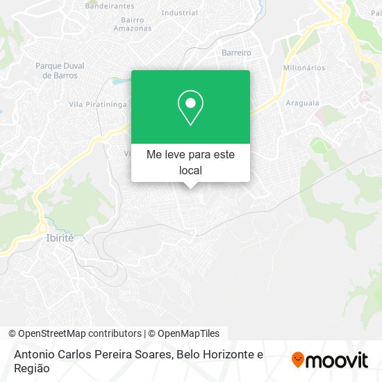 Antonio Carlos Pereira Soares mapa