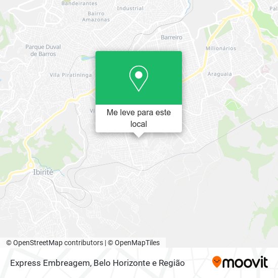 Express Embreagem mapa