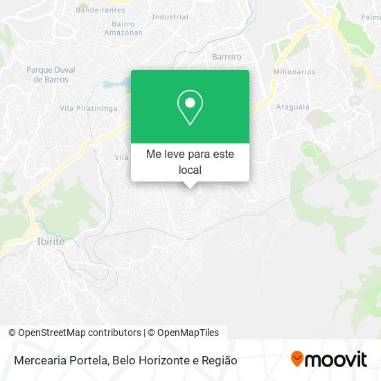 Mercearia Portela mapa