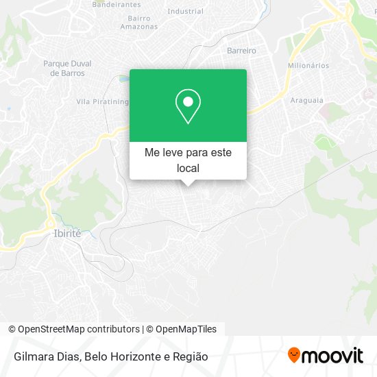Gilmara Dias mapa
