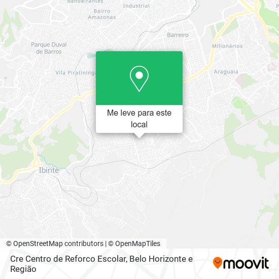 Cre Centro de Reforco Escolar mapa