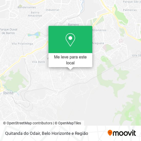 Quitanda do Odair mapa