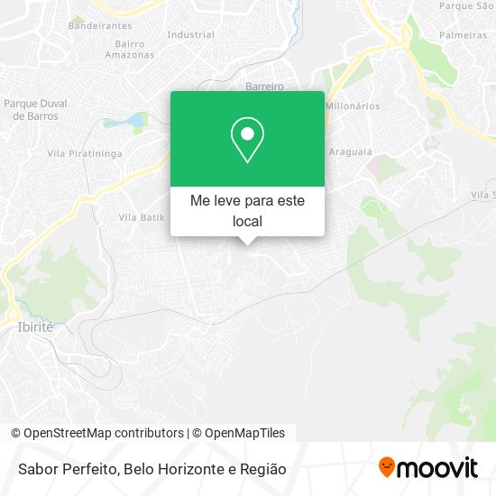 Sabor Perfeito mapa