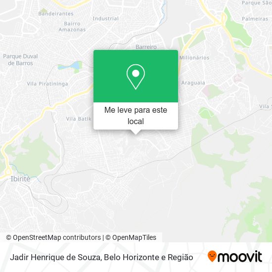 Jadir Henrique de Souza mapa