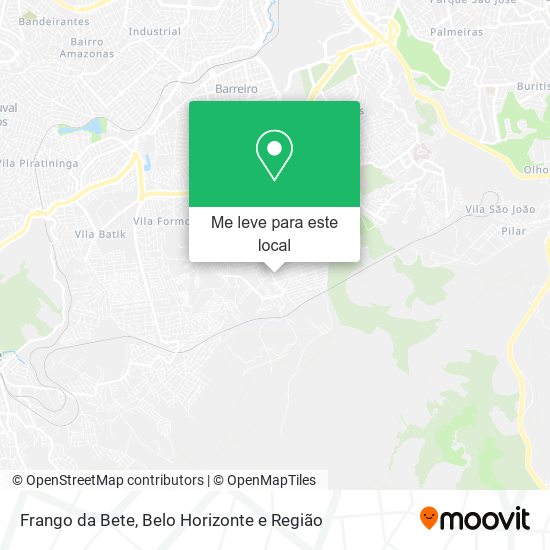 Frango da Bete mapa