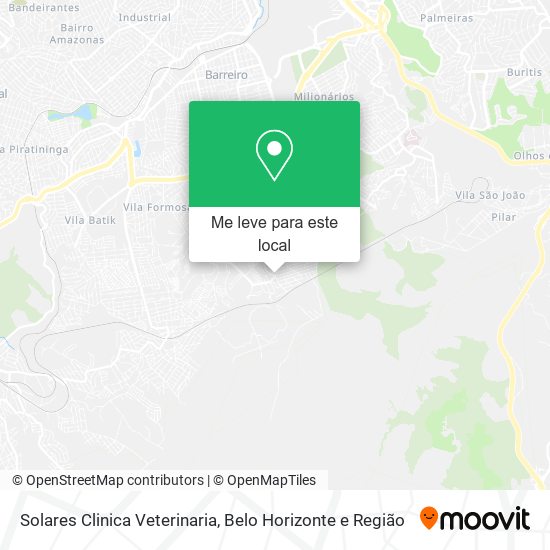 Solares Clinica Veterinaria mapa