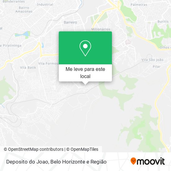 Deposito do Joao mapa