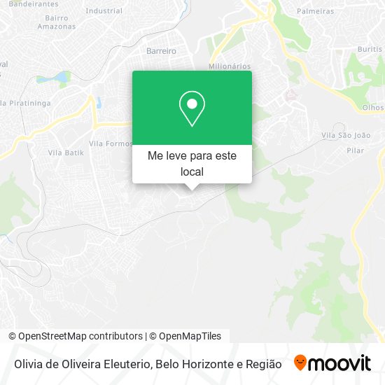 Olivia de Oliveira Eleuterio mapa