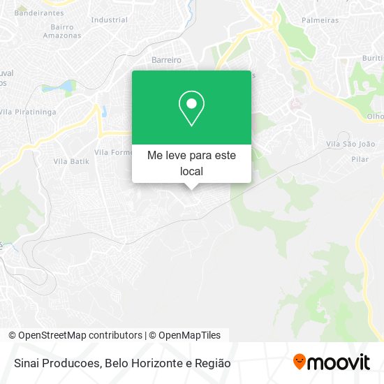 Sinai Producoes mapa