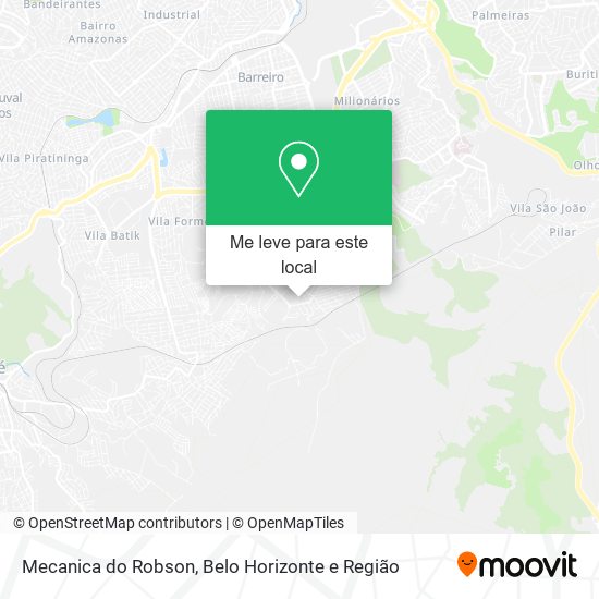 Mecanica do Robson mapa