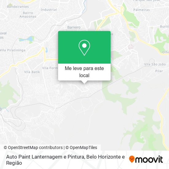 Auto Paint Lanternagem e Pintura mapa