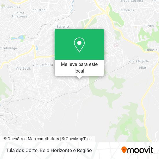 Tula dos Corte mapa