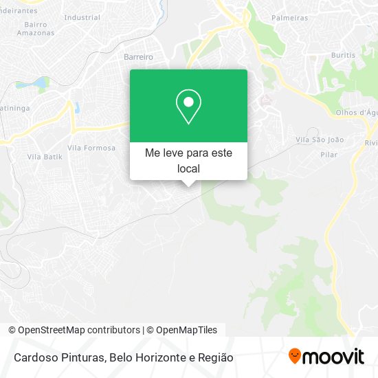 Cardoso Pinturas mapa