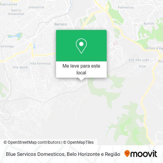 Blue Servicos Domesticos mapa
