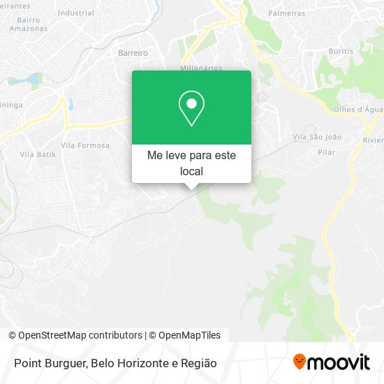 Point Burguer mapa