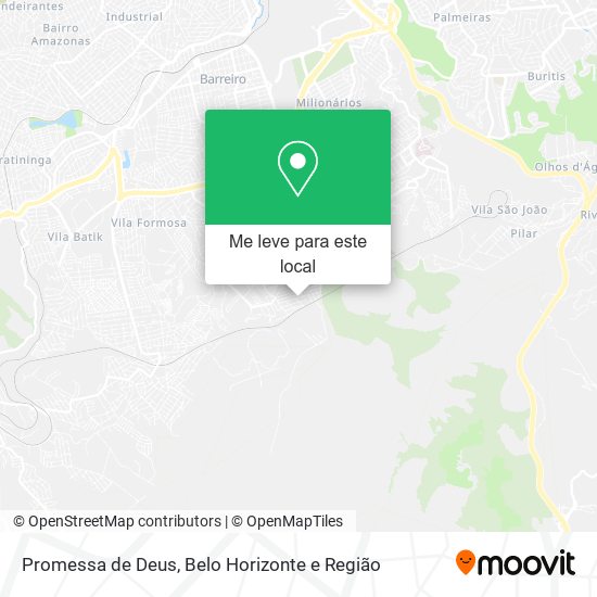 Promessa de Deus mapa