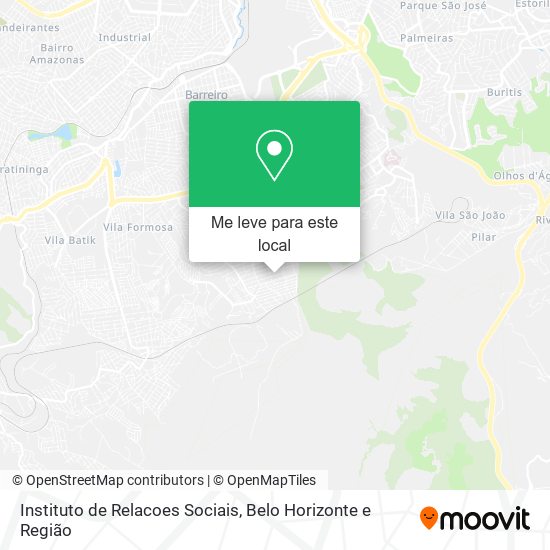 Instituto de Relacoes Sociais mapa