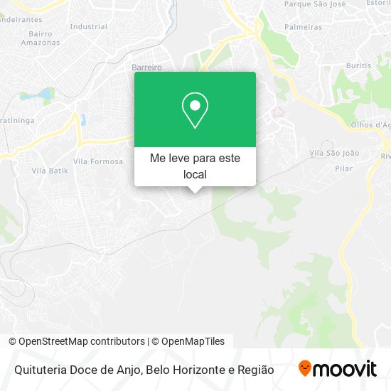 Quituteria Doce de Anjo mapa