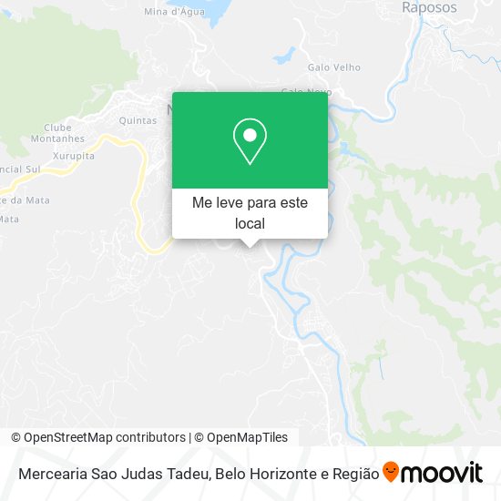 Mercearia Sao Judas Tadeu mapa