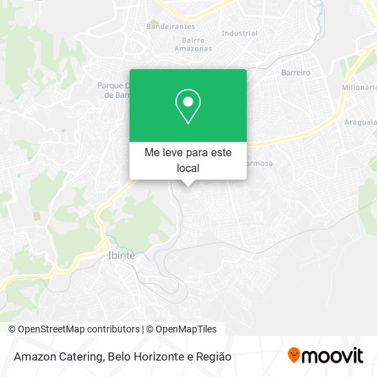 Amazon Catering mapa