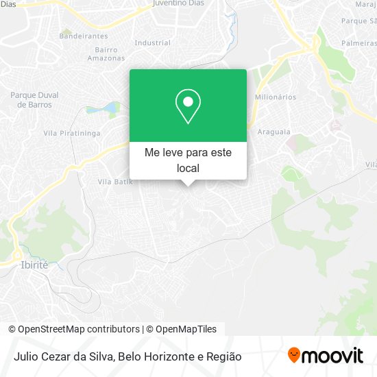 Julio Cezar da Silva mapa