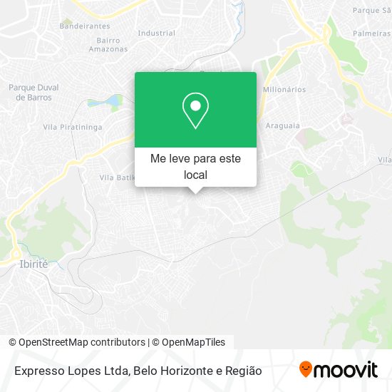 Expresso Lopes Ltda mapa