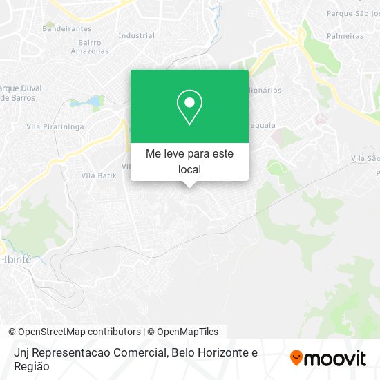 Jnj Representacao Comercial mapa