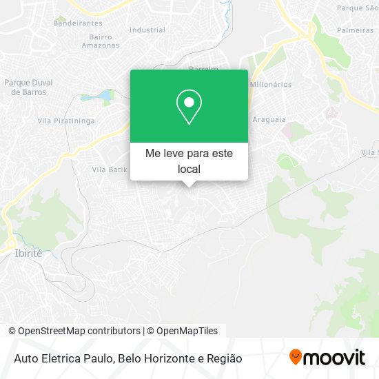 Auto Eletrica Paulo mapa