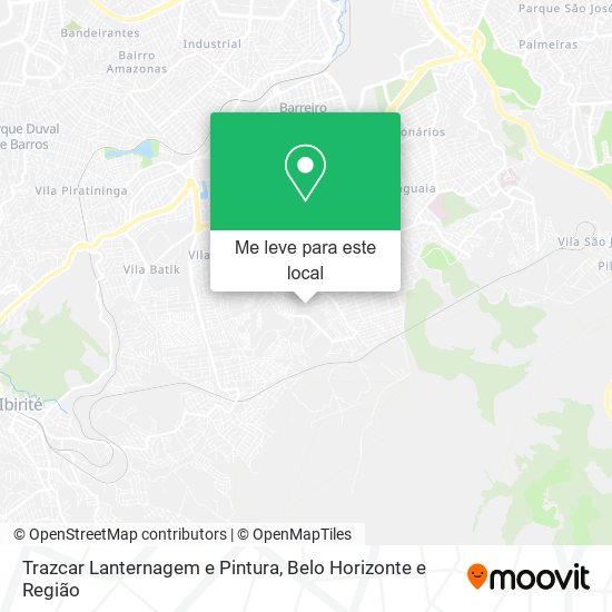 Trazcar Lanternagem e Pintura mapa