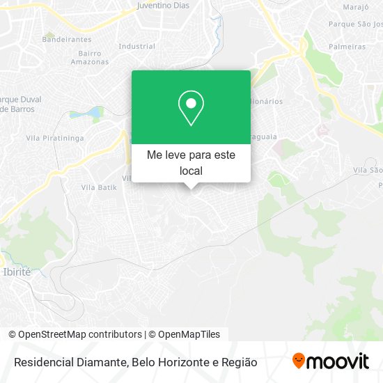 Residencial Diamante mapa