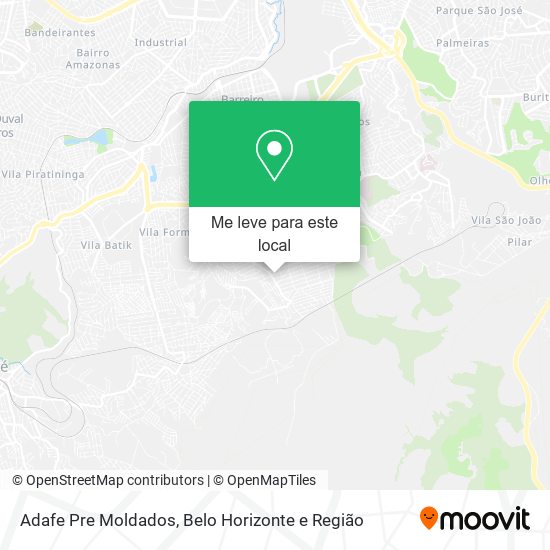 Adafe Pre Moldados mapa