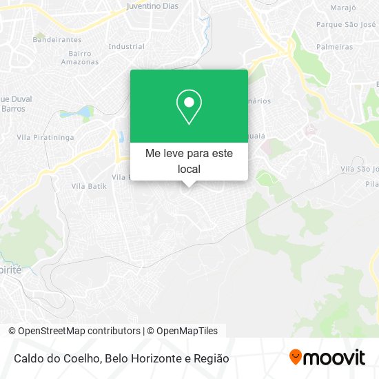 Caldo do Coelho mapa