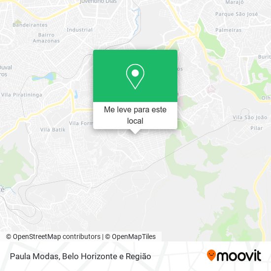 Paula Modas mapa