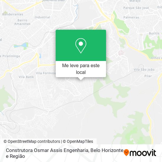 Construtora Osmar Assis Engenharia mapa