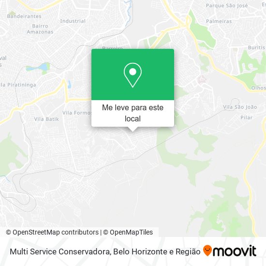 Multi Service Conservadora mapa